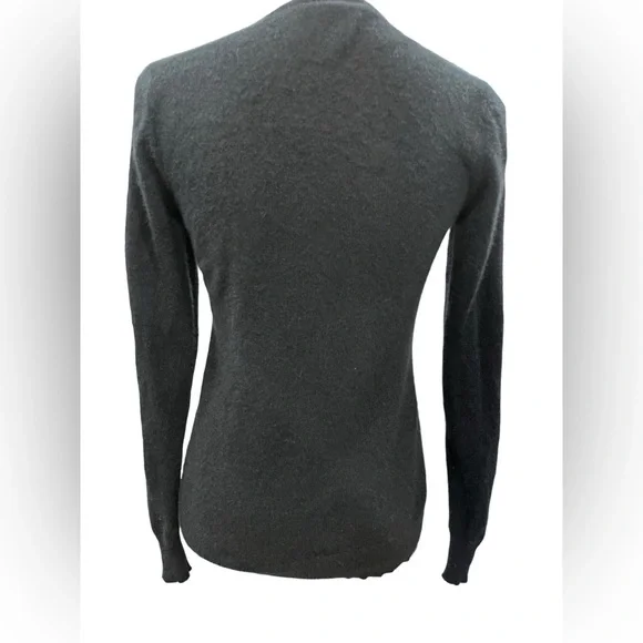 Ann Taylor Cashmere V-Neck Sweater Black Size Small - Picture 6 of 7